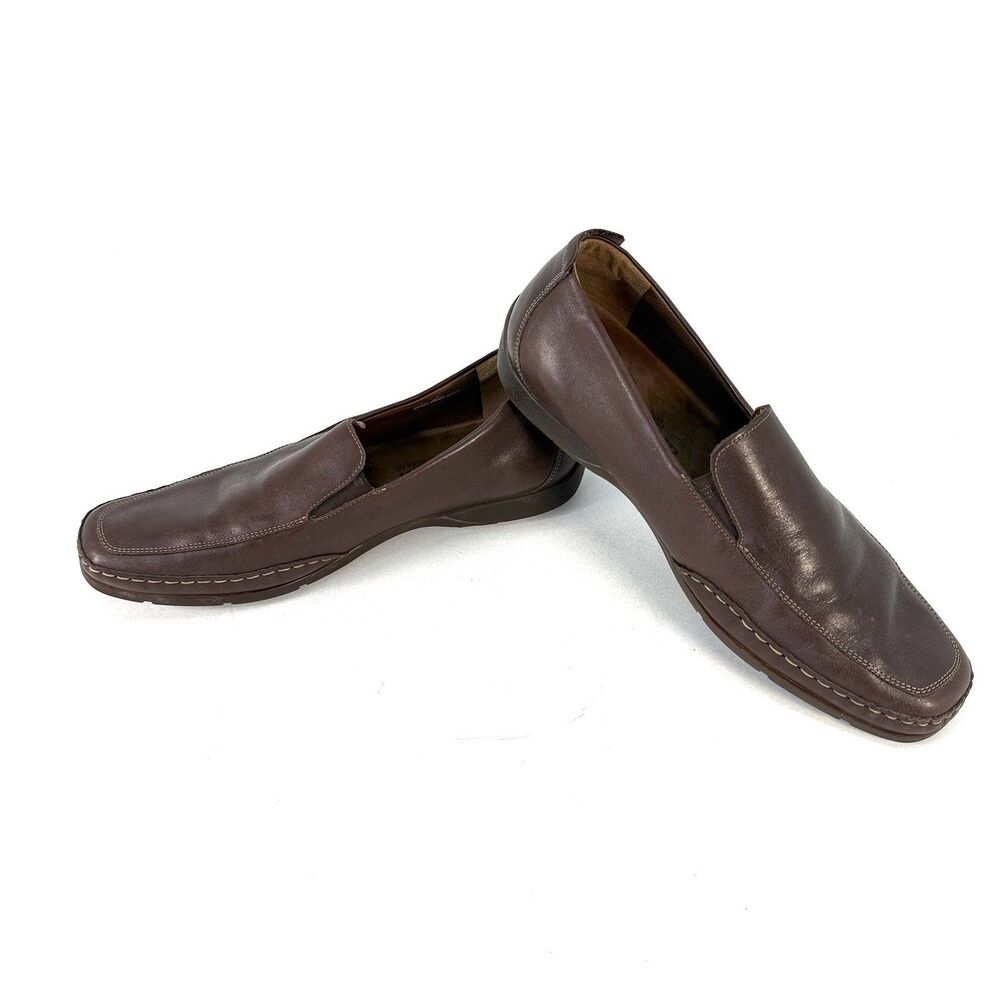 Mephisto Shoes Mens Size 13 Leather Loafers Comfort Slip On Made In Portugal